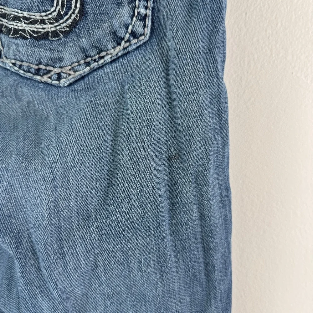 Silver Jeans Co Suki Flap 17 Bootcut‎ Jeans Medium Wash W29 L31 Thick Stitch